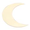 Moon Shape Mirror Wall Sticker Acrylic Decorative Background Decal for   Corridor