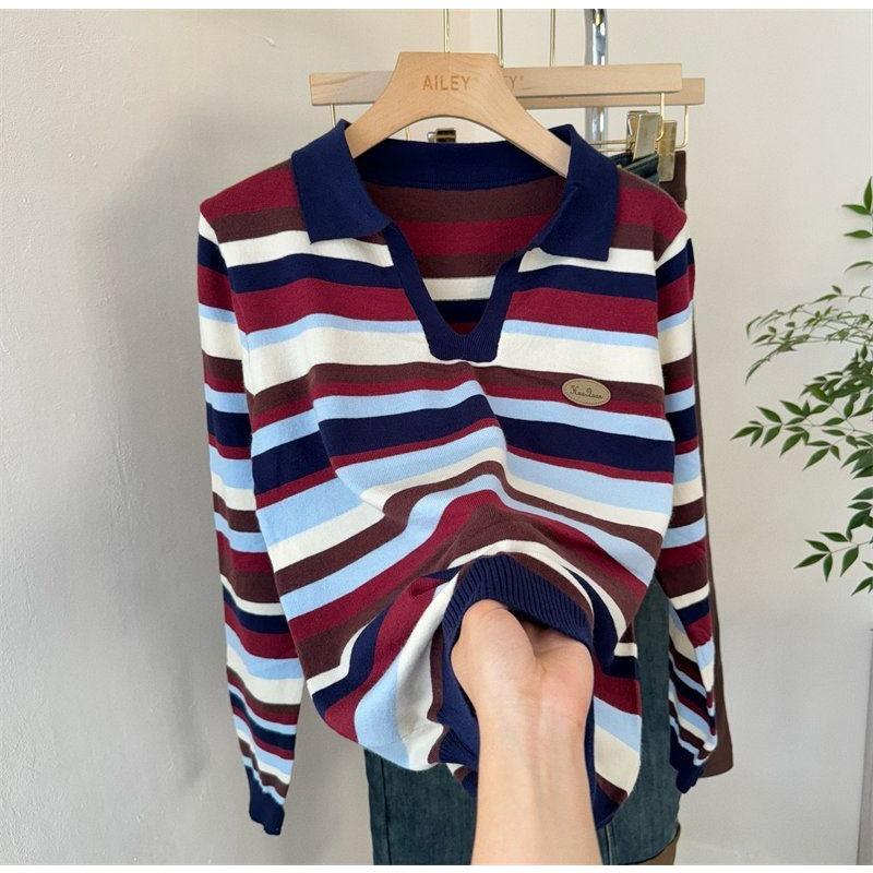 Sweater for Women Winter Cotton Thickened Pullover Warm Knitted Stretchy Long Sleeve Oversize Jumper Sweater Tops