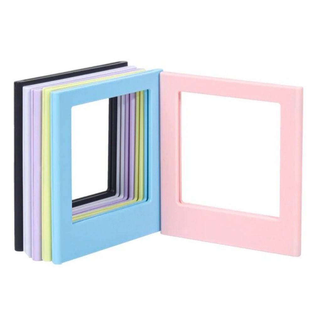 

6pcs Colorful Magnetic Photo Frame Double Sided Card Display Holder DIY Photo Frame Photo Placement