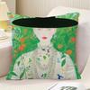 1PC Fashion Illustration Cushion Cover Plush Fabric Soft DoubleSided Printed Sofa Warm Winter Home Child Gift Pillow Case