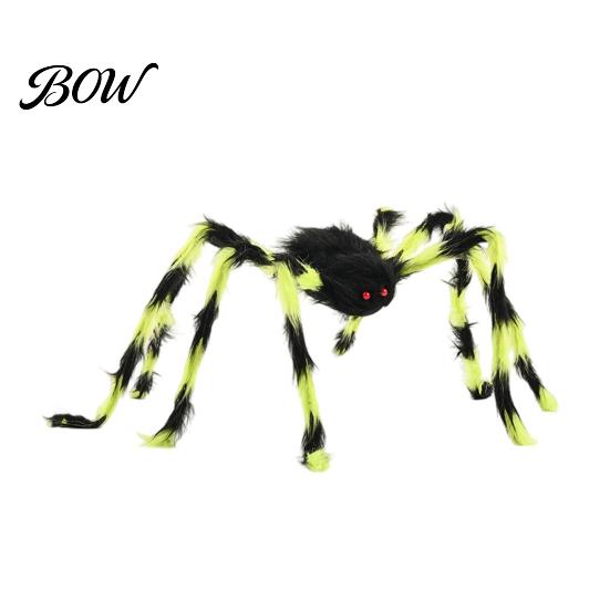 Creepy Cute Spider Plush Large Halloween Decoration, Soft Hairy Scary Prop, Furry Eco-friendly Spiders for Outdoor Indoor, Yard, Home, Haunted