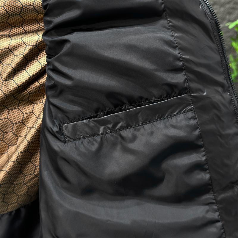 Ärmellose Winterparkas für Herren, Oberteile mit Kapuze, Übergröße, lässige dicke warme schwarze Weste für Herren-Oberbekleidung