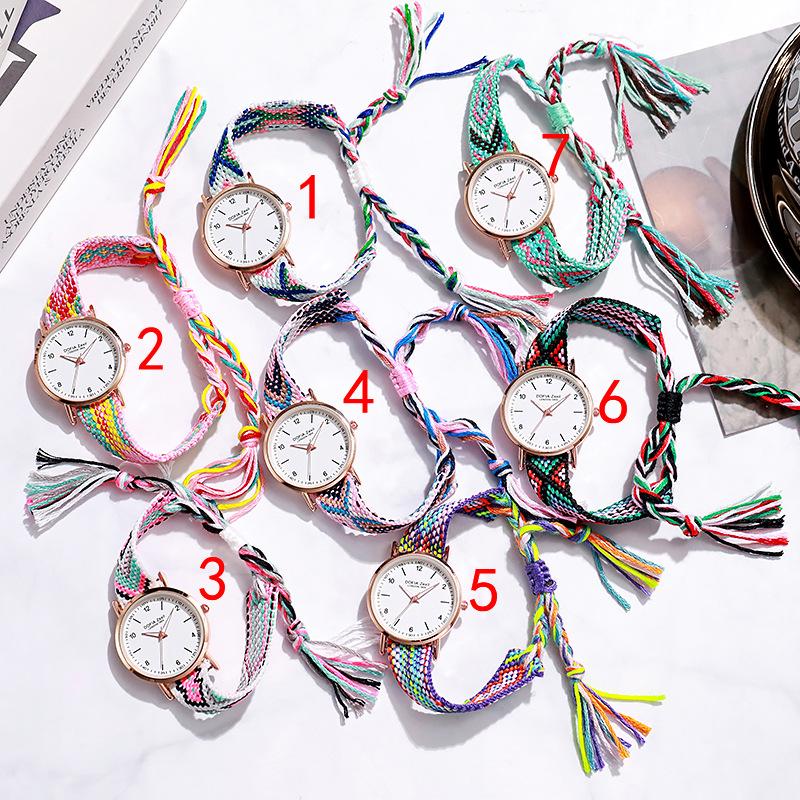 Nova moda personalizada simples conjunto de relógio feminino borboleta digital cinto relógio