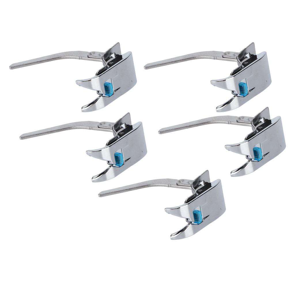 5Pcs Knit Presser Foot Household Sewing Machine Accessories for Light Thin Elastic Fabrics