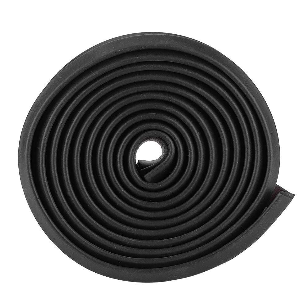 2.5M Universal Anti Collision Strip Bumper Protector Scratch Resistance Car DecorBlack