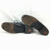 Pre-80s Agal Handmade Wooden Peg Vintage Plain Toe Black Size 26.5-27.0cm Continental Men's(USED)