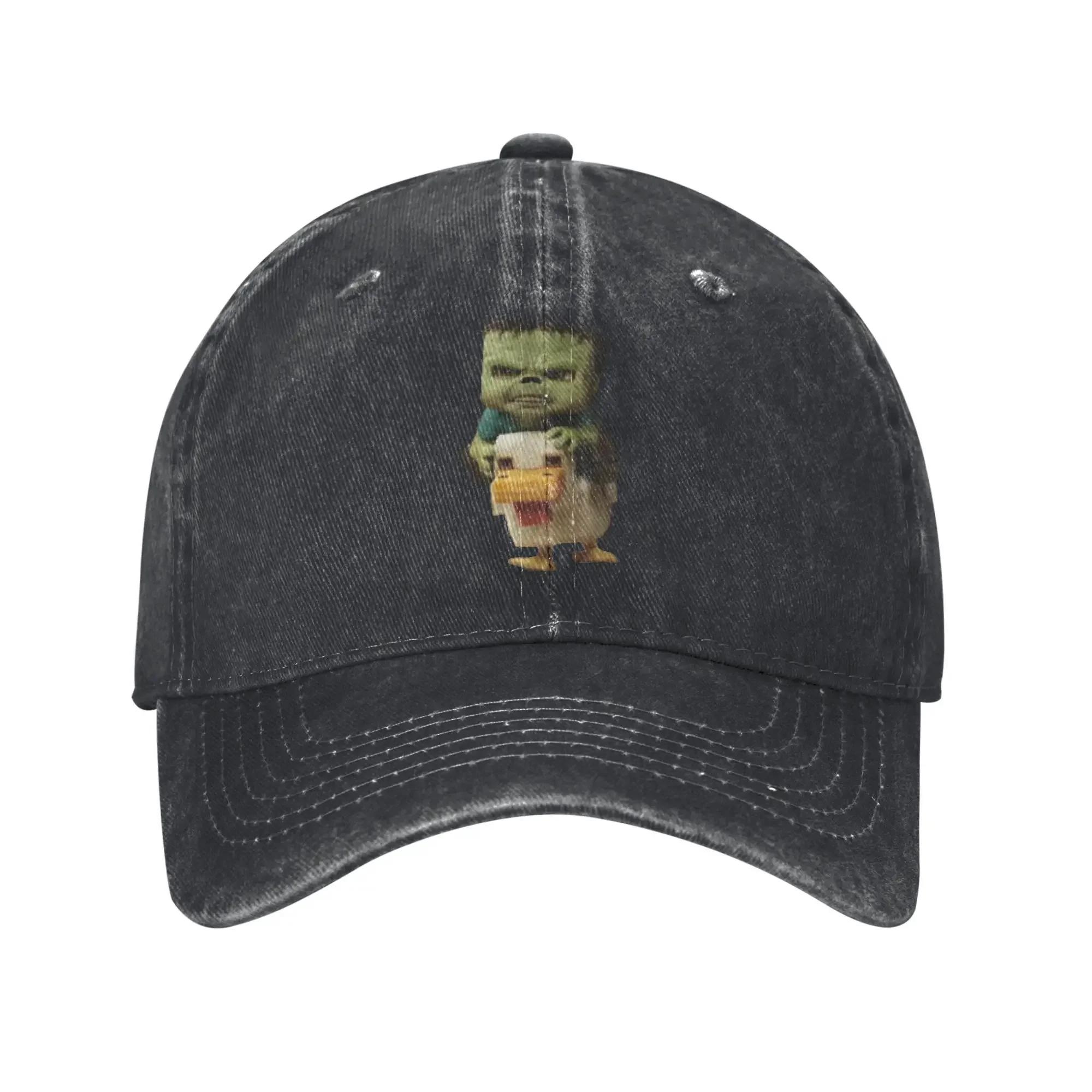 

Chicken Jockey Zombie Funny Casual Baseball Cap Summer Sun Visor Outdoor Sport Hip Hop Hats Unisex-Teens Fitted Baseball Caps One Size