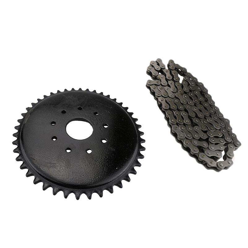 Kit de Suporte de Montagem do Conjunto do Motor de Roda Dentada Traseira de 44 Dentes para Bicicleta Motorizada 49cc 66cc 80cc Roda Dentada Traseira
