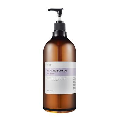 Calming Farm Relaxing Body Oil 1000ml Face Body Massage Oil Body Oil Skin Care Moisturizing Aroma Oil Lavender, 1 Piece, 1L
