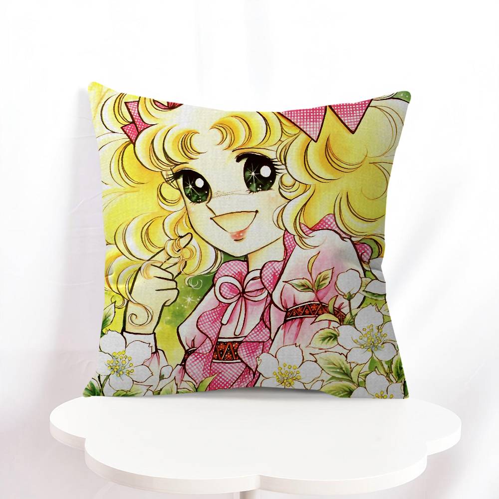 Manga Candy Cartoon Cushion Cover Pillow Cover Decor Pillowcase Printed Cushion Case For Couch