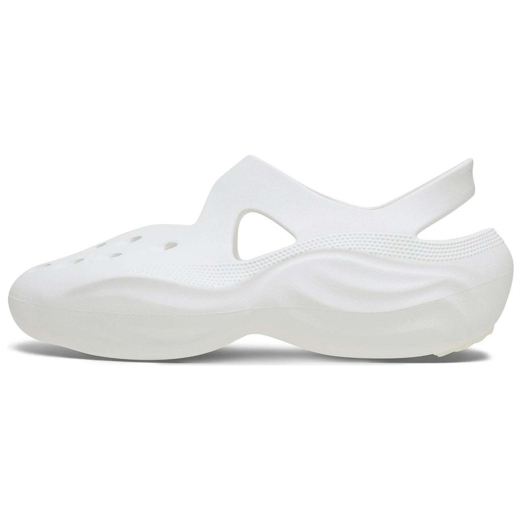 Dingyun Zhang X Crocs Aroma Diffuser Wave Comfort Round Toe Slippers Hole Shoes Unisex White