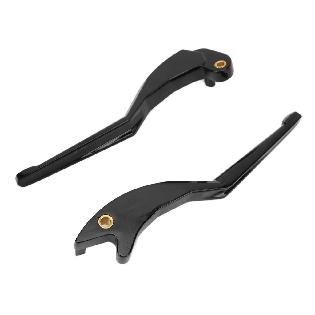 1 Pair Aluminum Clutch Brake Handle Lever Kit Motorcycle Modification Replacement for Indian Scout 2015-2016Gloss Black