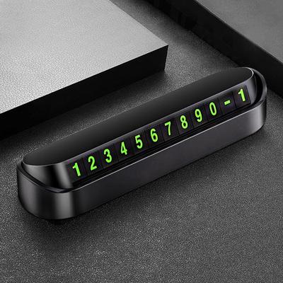 Luminous Car Temporary Parking Card Phone Number Plate Car Moving Telephone Number Car Park Stop Card Automobile Accessories