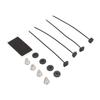 Automotive Fan Mounting Kit Universal Electric Radiator Fan Mount Kit Transmission Cooler Installation Set with Zip