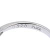 Ring Pt900Platinum/diamond #4.3(US Size) 2.8g Women Used