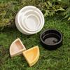 Anti-Escape Feeding Bowl for Reptiles - Ideal for Bearded Dragons, Geckos, and Spiders; Suitable for Mealworms and Superworms.