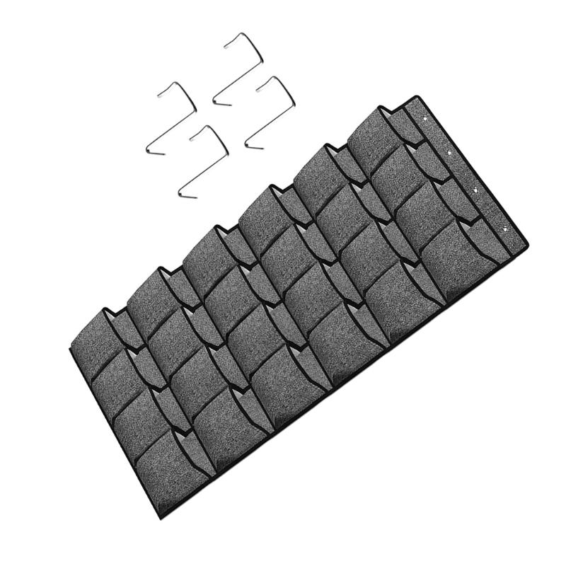 Versatile Door with 24 Pockets for Organizing Small Items Spaces Saving Storage Bag Sock Underwear X3UC