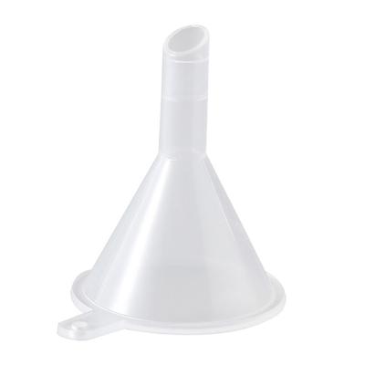 Mini Funnel Clear Wide Mouth Plastic Multi Purpose Dishwasher Safe Small Funnel for Lab Bottle