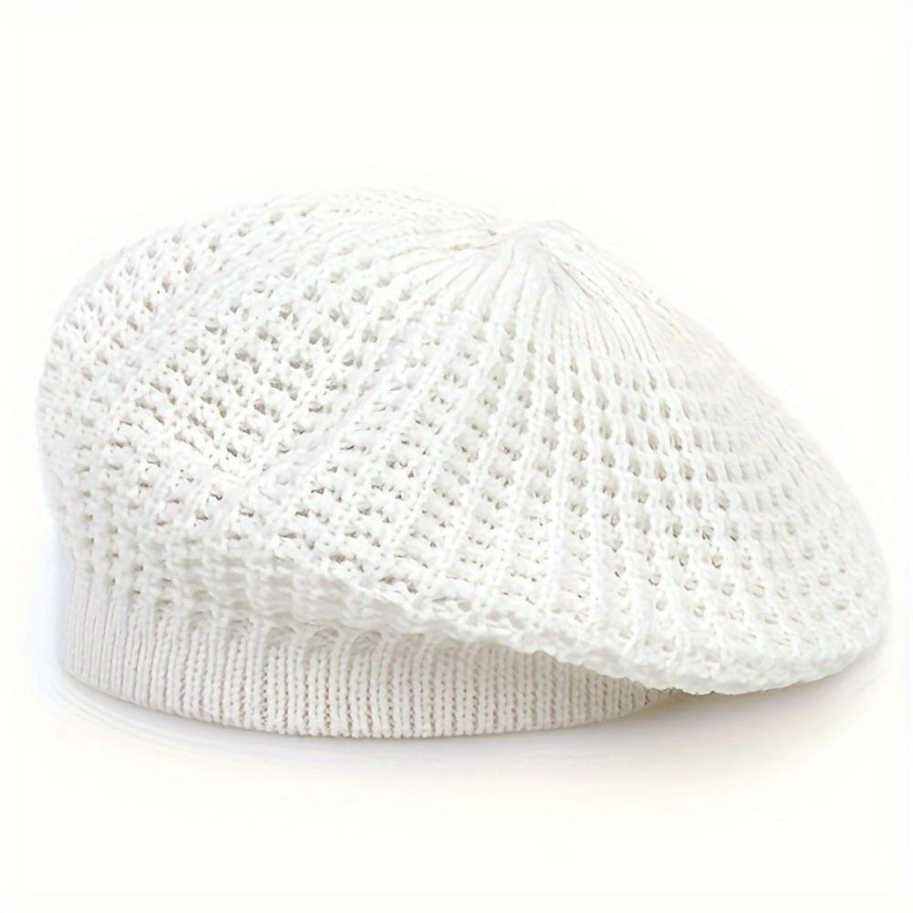 Тонкая беретка Шляпа Вязаная кепка художника Новая французская шляпа художника