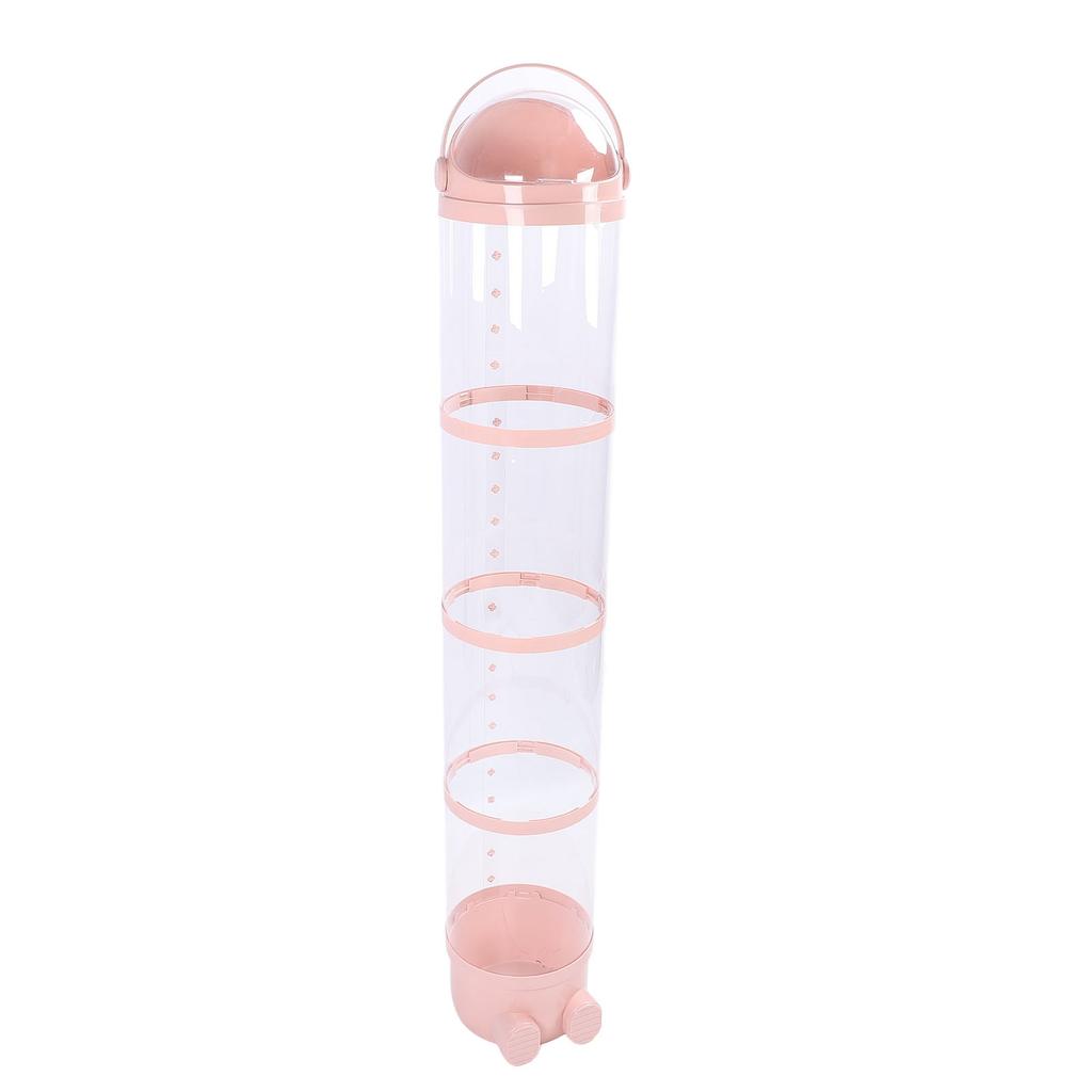 Stuffed Animal Storage Tube 162cm Adjustable Light Transparent Plush Toy Organizer Display Bucket for Playroom Bedroom