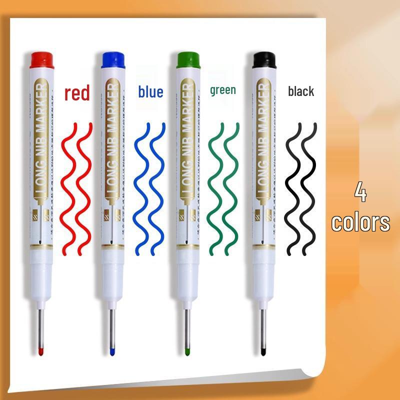 Oil-Based Long-Tip Marker for Woodworking & Tile