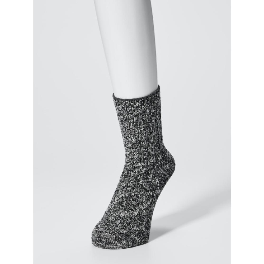 Uniqlo Japan Half Socks Color Slub Yarn