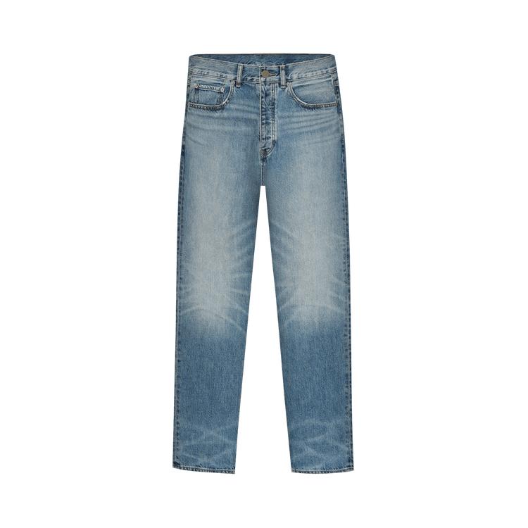 Heren Fear of God Essentials Fleece Essential Jeans Klassiek Blauw 36 gray