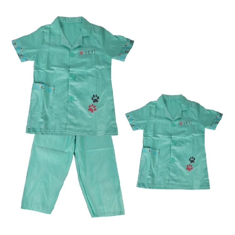 Kids Veterinarian Costume,Veterinarian Pretend Play Dressing Up Set Kids Animal Doctor Role Play Costume for Boys Girls
