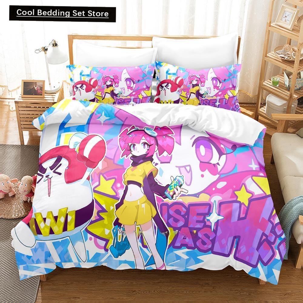 Fashion 3D Print Music Game  Muse Dash Bedding Set Single Twin Full Queen King Size Bed Set Adult Kid Bedroom Duvet Cover Sets
