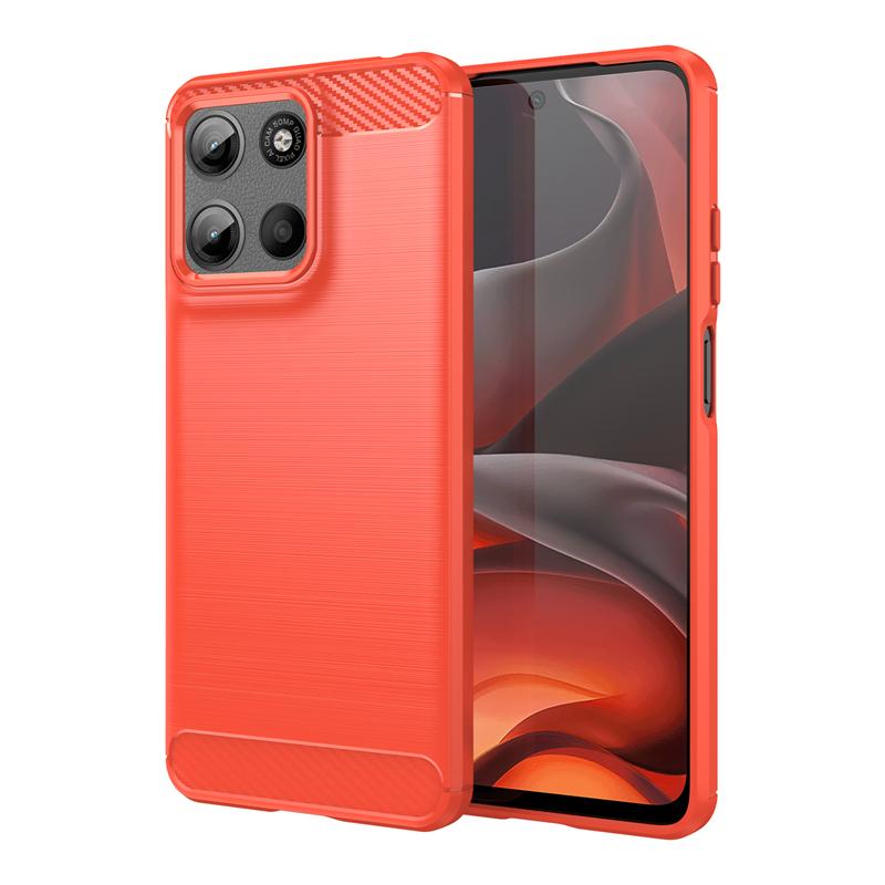 For Motorola Moto G15 Case Anti-knock Soft TPU Silicone Carbon Fiber Back Cover For Moto G15 Case For Moto G15 Case 6.72 Inch