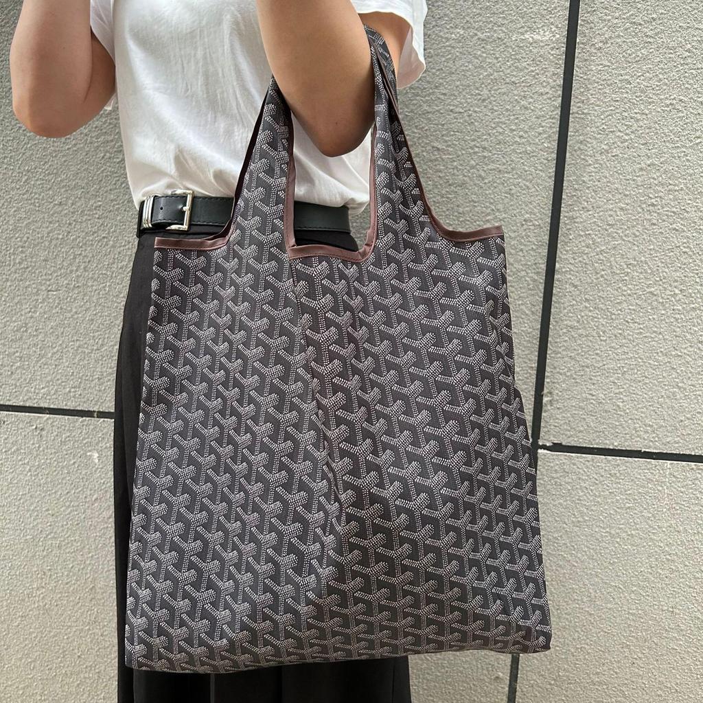 Eco-Friendly Foldable Korean Style Portable Shopping Bag - Medium Size Handbag