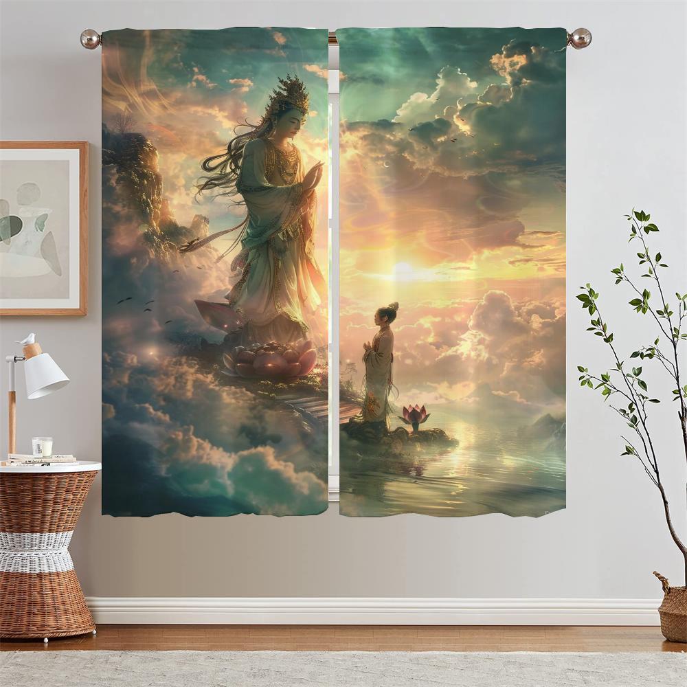 Lace Curtains for Bedroom Decoration Money Boy of the Void Curtain Curtains Child Room Tentacles Tulle In Kitchen Blackout Curls