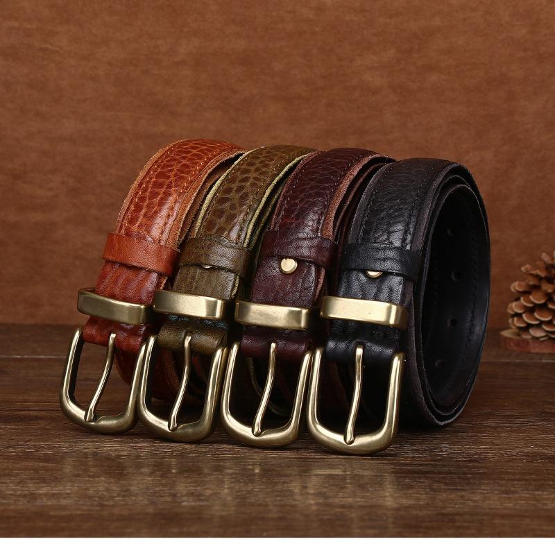 Curea retro la modă personalizată cu decor vechi pentru femei, din piele naturală, primul strat, din piele de vacă, pentru blugi