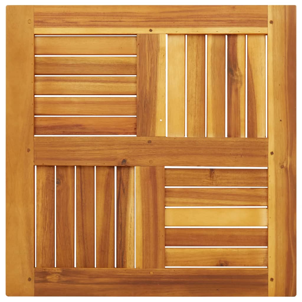 Table Top 60x60x2 cm Square Solid Acacia Wood