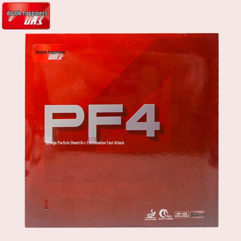 

Double Happiness PF4-50 Липкий Накладки для Настольной Теннисной Ракетки с Инверсией для Быстрой Атаки и Петлевой Игры Red PF4 Medium Thick