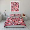 Elegant Butterfly Pattern Gift Set  Kid'S And Adults' Bedroom Decor, Exquisite Three-Piece Bedding Set Gift