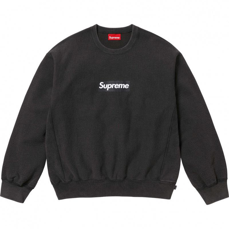 25SS Supreme Trendige Marke Kapuzenpullover mit Fleecefutter und großem Logo