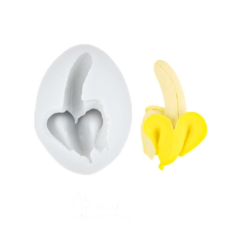 

Banana Silicone Cake Mold Food Grade Silicone Easy Demold For Cake Fondant Decoration Candy Chocolate Baking Mold