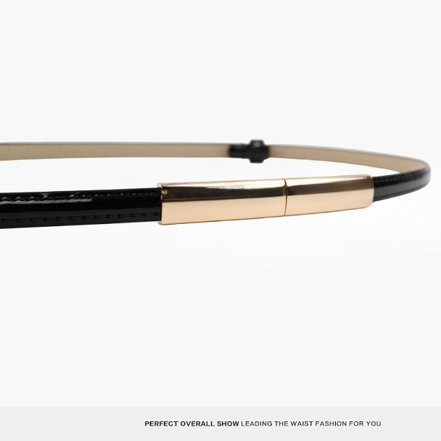 Cinturón de cuero genuino de moda para mujer, cinturón de diseñador con hebilla dorada ajustable, cinturón decorativo para pantalones vaqueros y vestidos.