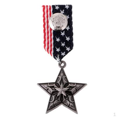 Spilla vintage con medaglia, distintivo, uniforme da uomo, per costume, da uomo