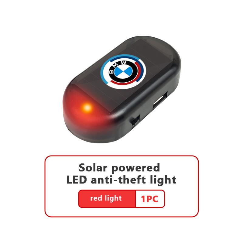 LED Solar Power Car Warning Night Anti-Theft Caution Lamp Flashing For BMW M3 M5 E36 E39 E46 E60 E61 E64 E70 E71 E80 E85 E87 E90 JKQDU1