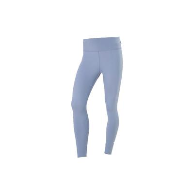 Solid Color Mid-Rise Quick-Dry Training Fitness Pants Women Bottoms Slate-Blue DQ1171-493