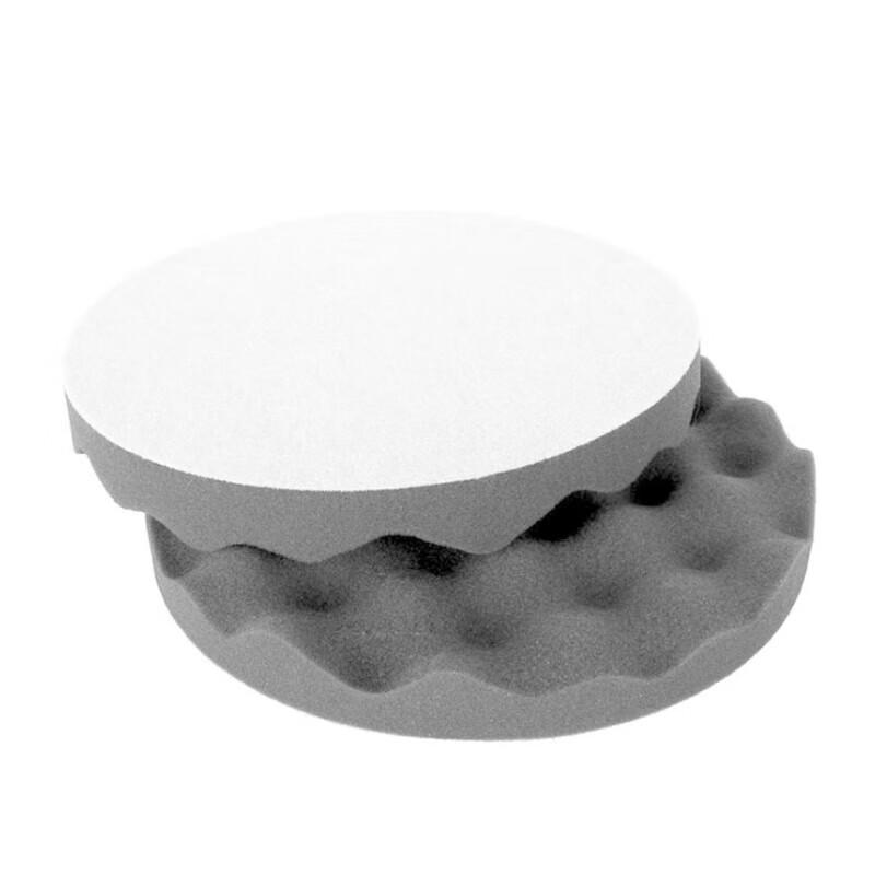 Saizesi 8-inch Black Wavy Self-Adhesive Foam Polishing Pad