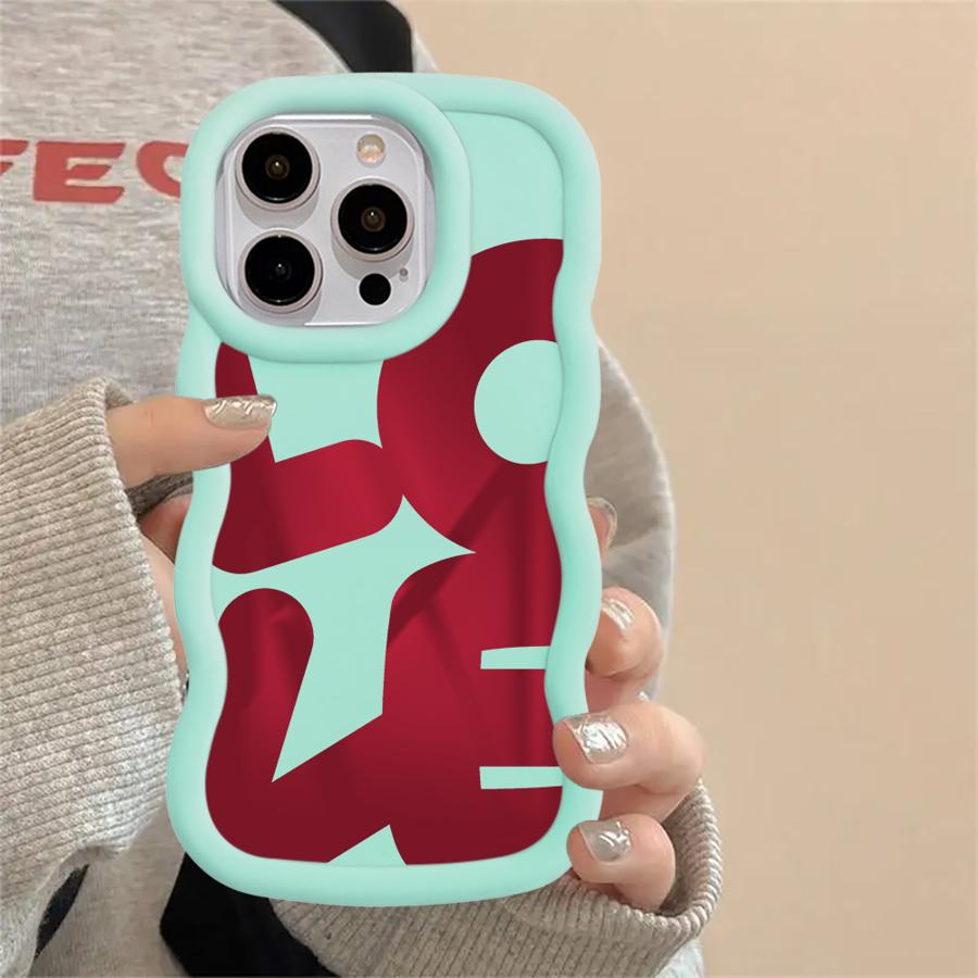 Soft Phone Cover Case for iPhone 11 14 16 Pro Max 12 8 13 17 Air XR 15 Plus Love Heart