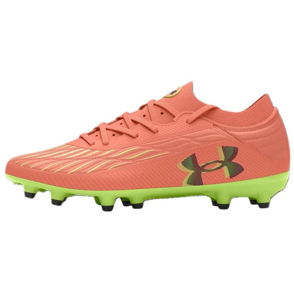 Under Armour Magnetico Pro 4 Comfortable Sports FG Soccer Shoes Men Soccer Shoes Flame-Orange 3027699-801