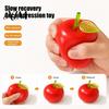 Stress Relief Sensory Toy Fruit Squeeze Toy, Christmas Shaped Soft Slow Rise Fidget Novelty Holiday Gift Box Cute for Adults Kids Anxiety Ball