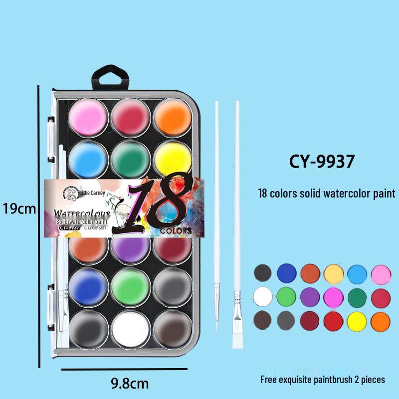 Beginner's Gouache Watercolor Paint Set for Kids and Students