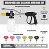 2in1 Foam Sprayer and High Pressure Washer Gun Car Wash double connector Air Foam Gun Pressure Washer Accessories
