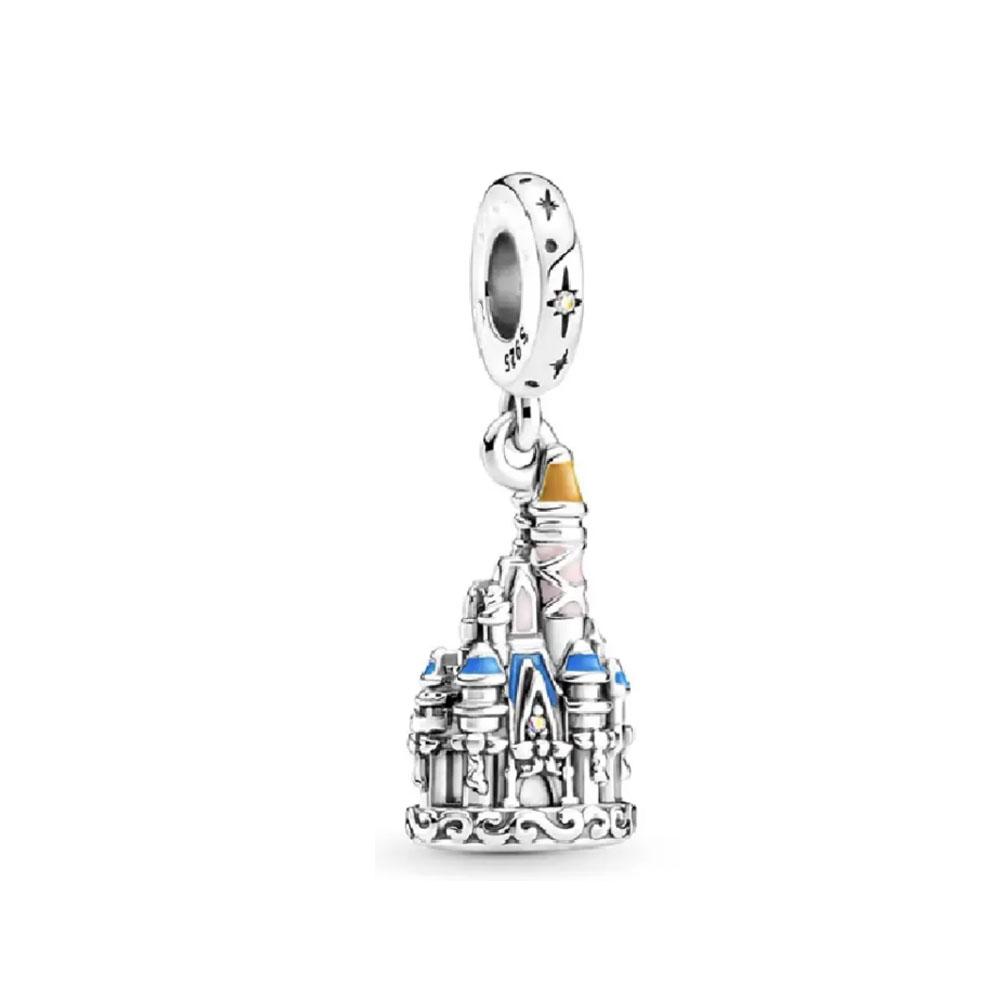 New copper Classic Princess Dress Castle Exquisite Charm Bead Pendant, Suitable for Authentic Bracelets Do It Yourself Womens Jewellery