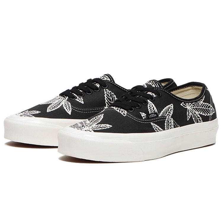Vans OG Authentic LX Sweet Leaf - Zapatillas unisex negras Blanco VN0A4BV94JN